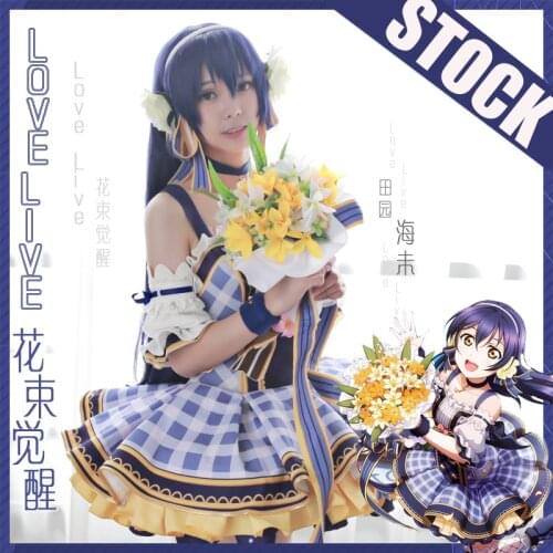 [STOCK] Collection! Anime Lovelive!! Bouquet Hand Flower Awaken All Members Full Set Cosplay Costume Lolita Dress New 2017