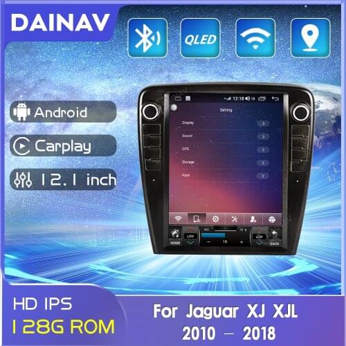 Android 128GB For Jaguar XJ XJL 2010 - 2018 Car Multimedia Player GPS Navigation Auto Radio Stereo Tape Recorder Audio Unit