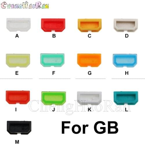ChengHaoRan 1pcs Multicolor Dust Cover For Game Boy GB game Console Shell Dust Plug Plastic Button For DMG 001