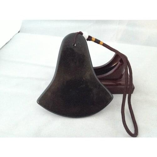 Black Bian Stone Gua Sha Massage Scrape Therapy Natural Health Cure Tool axe shape-648615