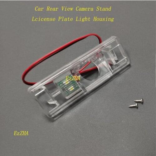 EzZHA Car Rear View Camera Bracket License Plate Lights for Nissan Sunny Armada Juke Patrol X-Trail Qashqai Pathfinder Note