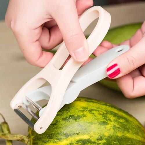 Kitchen Fruit Vegetable Slicer Shredder Stainless Steel Blade Multifunctional Grater Removable 2 In 1 Peeling Peeler Household