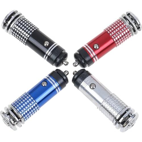 12V Mini Car Vehicle Air Purifier Auto Car Fresh Air Anion Ionic Purifier Oxygen Bar Ozone Ionizer Cleaner