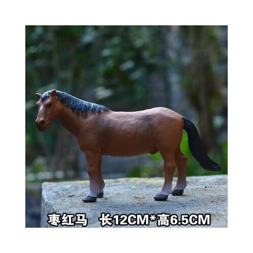 Mongolia horse parrot animal model The horse ornaments bird simulation decoration style statue
