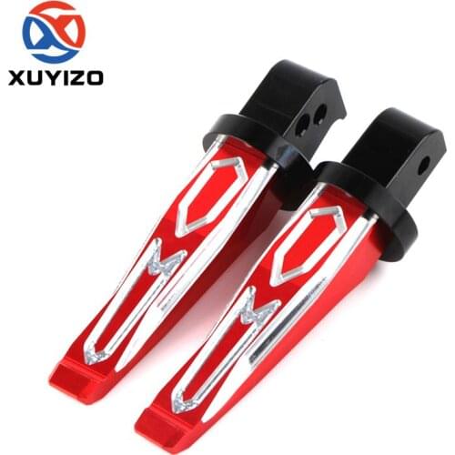 Motorcycle Rear Passenger Footrests Foot Rests Pegs Rear Pedals Peg For KYMCO AK550 AK 550 2017 2018-2022 black gold titanium