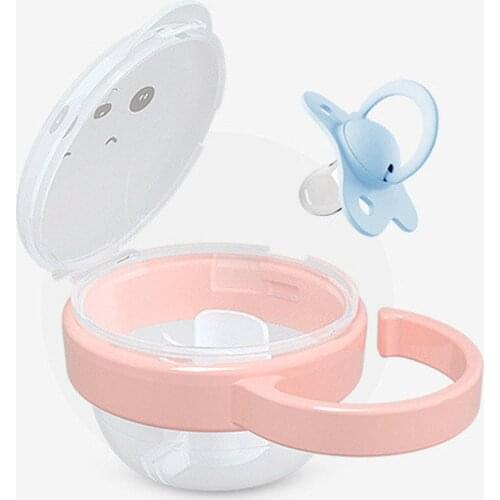 Portable Baby Pacifier Nipple Cradle Case Holder Cartoon Kids Travel Storage Box Soother Caja Chupete Holder Pacifie Accessories