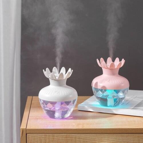 Portable Air Humidifier 200ML Aroma Diffuser Car Household Bedroom Mini Air Humidification Ion Water Purification Kit