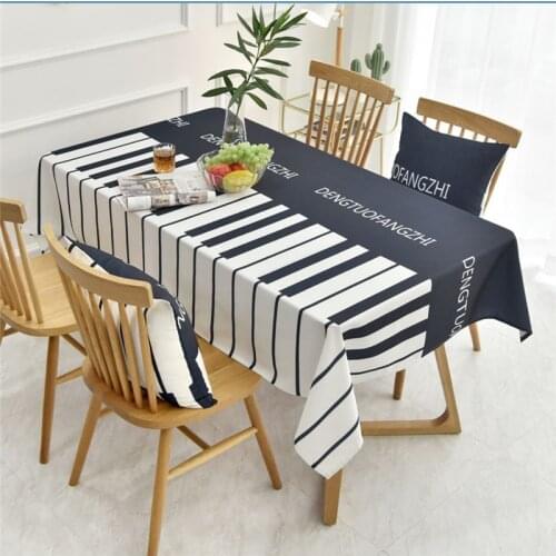 Art Coffee Table Piano Keyboard Patterns Rectangular Tablecloth TV Cabinet For Living Room Home Decoration ZB-HM341#30