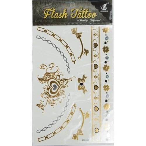 Heart and Chain figured Tattoo Tattoo Sticker