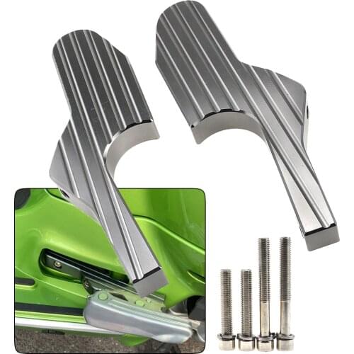 Passenger Foot Peg Extensions Extended Footpegs with 4 Screws for Vespa GT GTS GTV 60 125 200 250 300 300ie