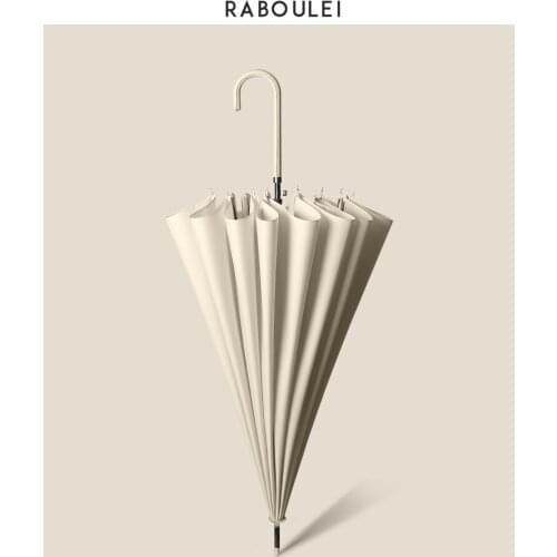 Uv Protection Umbrella Long Handle Business Windproof Women Adult Outdoor Umbrella Sombrilla Playa Household Merchandises BD50UU