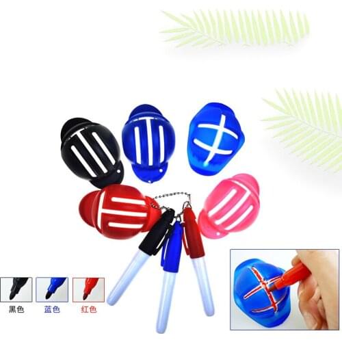 1 Set Golf Ball Triple Track 3 Line Marker Chrome Stencil +2Pcs Marker Pen Golf Putting Positioning Aids Outdoor Golf Sport Tool