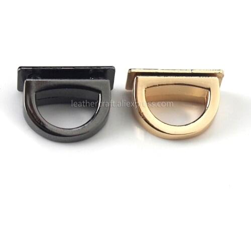 1pcs Bag Side Anchor hanger Clamps Hooks With Screws for Leather Craft Bag Strap Belt Handle Shoulder Webbing