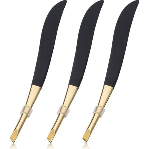 1Pc Professional Stainless Steel Hair Removal Eye Brow Eyebrow Tweezers Clip Gold Women Beauty Makeup Tools