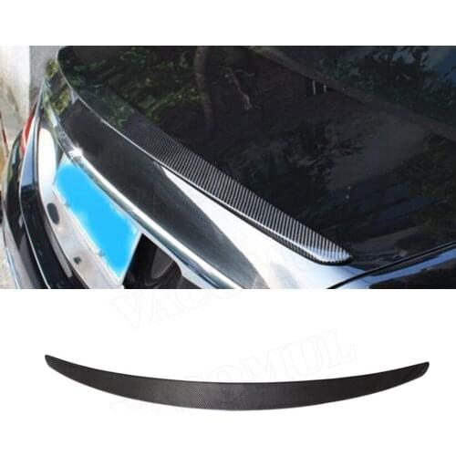 Carbon Fiber Rear Spoiler Wings for Mercedes Benz S Class W222 4 Door S400 S500 S600 S63 S65 AMG 2014-2017 Car Styling