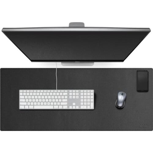 Cacoy Extended PU Leather Mouse Pad 100 x 40 cm Multifunctional Computer Desk Pad Gaming Mouse Pad for PC Game Mouse Gamer