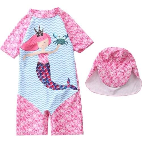 Childrens swimwear girls baby one-piece swimwear mermaid childrens beach surfing suits baby girls swimwear XYY-27