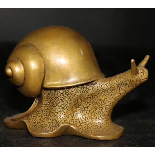 China brass Seiko snail crafts statue