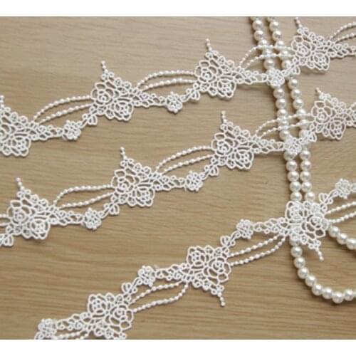 1yard/lot Width:3.0cm Water Soluble embroidered lace,trimming lace for diy,sewing accessories, lace for garment(ss-655)