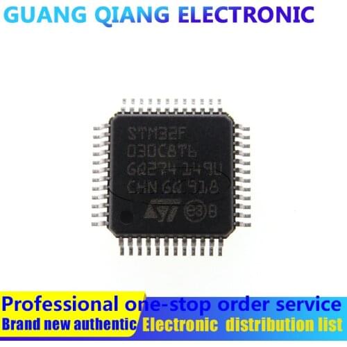 1PCS STM32F030C8T6 IC MCU 32BIT 64KB FLASH 48LQFP