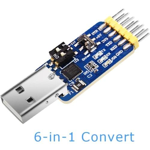 WitMotion Multifunctional USB-UART Converter USB-TTL/RS485/232, TTL-RS232/485/CAN,232-485) Serial Adapter, CH340/ CP2102 Drive