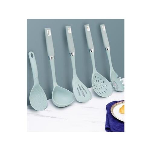 7Pcs Cooking Tools Set Kitchen Utensils Set Kitchenware Silicone Non-stick Spatula Spoon Cooking Tool Utensilios De Cocina