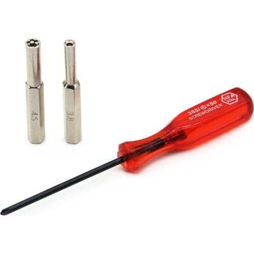 1 Set New For NES N64 Gameboy 3.8mm + 4.5mm Security Bit + Triwing Screwdriver SA612 P0.11 Durable