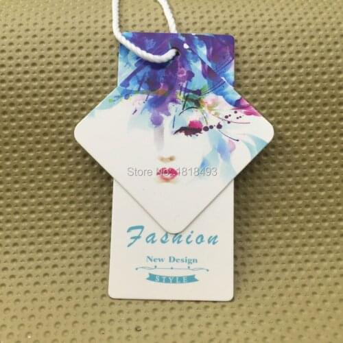 Custom shape cutting tags/clothing paper hang tag/garment tags printing/clothing printed labels/cardboard tags/woven labels logo