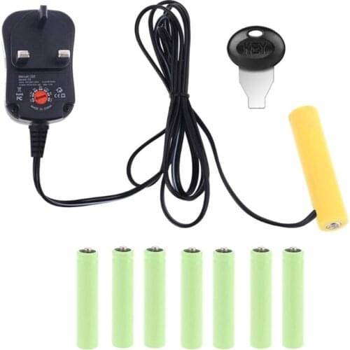 Adjustable Voltage 3V 4.5V 6V 9V 12V UK Plug Power Supply Adapter Can Replace 2AAA 3AAA 4AAA 6AAA 8AAA 1.5V AAA Battery