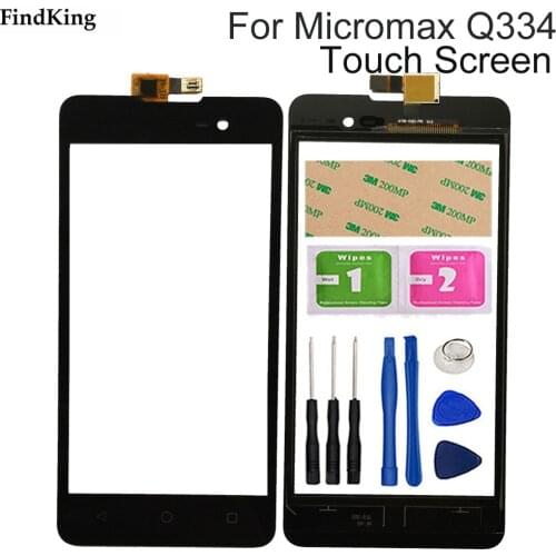 Touch Screen For Wiko Lenny 2 Capacitive Touch Screen Digitizer Front Glass TouchScreen For Micromax Spark 2 Q334 Tools Adhesive
