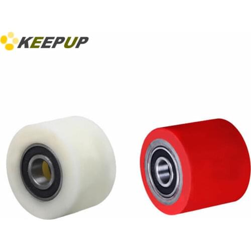 Replacement caster wheels,Fork Wheel Bearing Small hydraulic lifting and handling wheels Polyurethane Nylon wheels