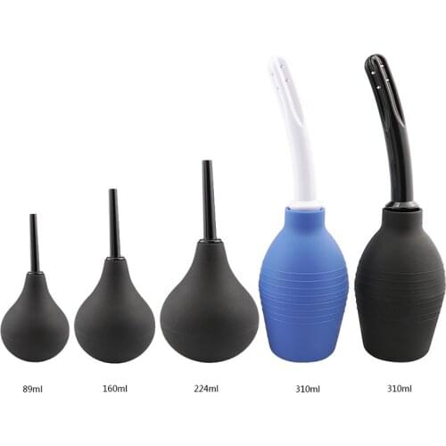 Washing Butt Enema Bulb Syringe Silicone Anal Douche Rectal Syringe Vaginale Douche Balloon Enema Travel Bidet Anal Sex Bulb