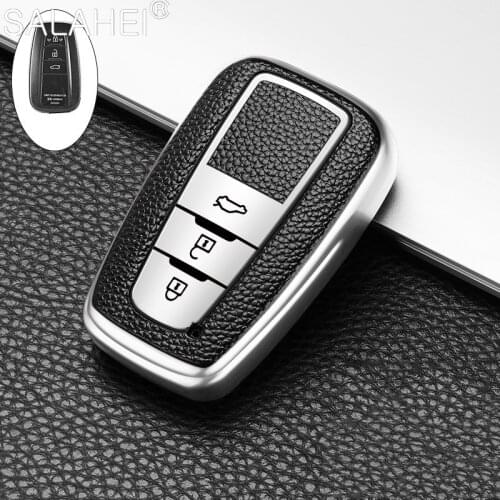 TPU Car Key Case Cover Protect Shell Fob For Toyota Camry C-HR CHR Prius Corolla RAV4 Prado 2017 2018 Car-Styling Accessories