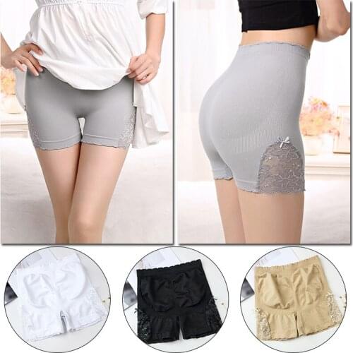 Summer Lace Safety Pants Soft Comfortable Female Skirt Seamless Underwear Breathable Elastic Hip Lift Belly Control Shorts