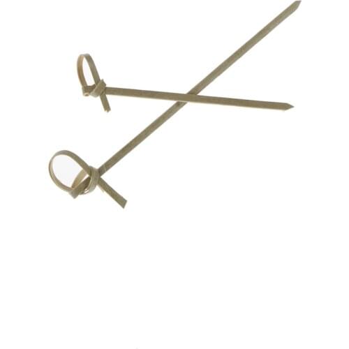 100 Pcs 9/12cm Disposable Bamboo Fork Twisted Party Buffet Fruit Desserts Food Cocktail Sandwich Fork Stick Pick Skewer