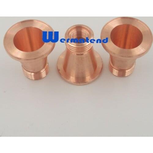 Wermatend 10pcs/lot for Nozzle Body (External Thread) 2-08701 for laser cutting nozzles Free shipping DHL or EMS