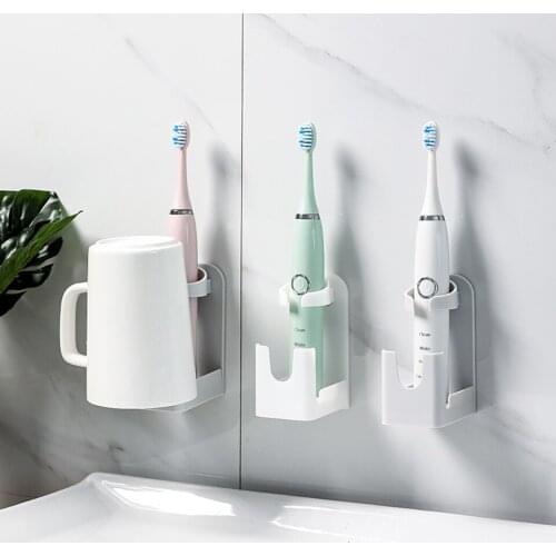 Toothbrush Stand Rack Electric Toothbrush Holder Wall-mounted Punch-free Holder Toothbrush Stand Rack Bathroom Accessories