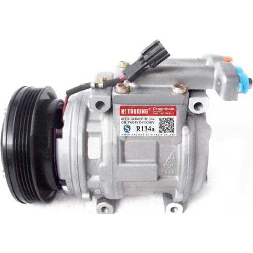 10PA15C auto car ac a/c air conditioning compressor For DAEWOO Solar V Excavator Doowon 2208-6013A 22086013A 2208-6013 22086013