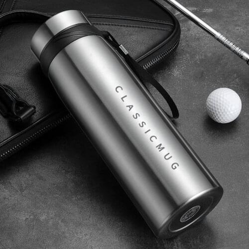 1100ml/650ml Portable Double Stainless Steel Vacuum Flasks Coffee Tea Thermos Mug Sport Travel Mug Large Capacity Thermocup