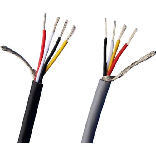 2547 Shielded Cable 4 core Control Signal Wire with Tinned Copper 10m (28,26,24AWG)