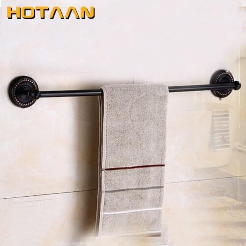 Antique Brass Bathroom towel holder,Single towel bar, towel rack solid brass towel rack 30/40/45/50/60cm YT-12296-H