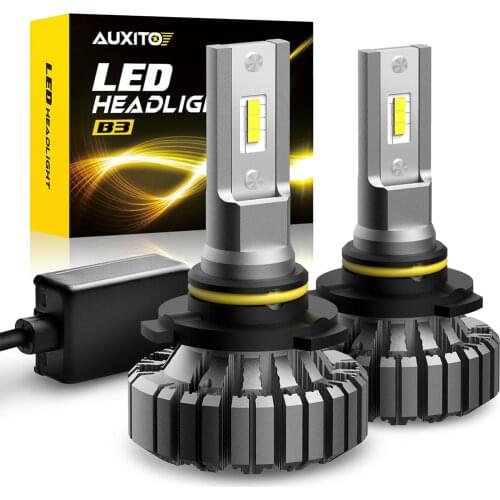 AUXITO 2x 9006 HB4 Car LED Headlight H4 HB3 9005 H7 CSP LED Headlamp Bulb H11 H8 9012 Auto Lamp For BMW VW Audi Renault Hyundai