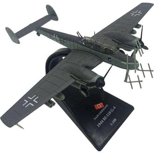 BF-110 German AirCraft Fighter Model 1:100 Scale Alloy Wing Kit Gift