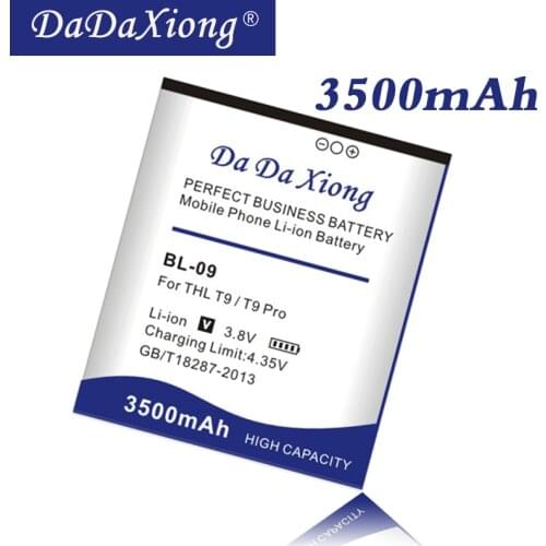 DaDaXiong Original 3500mAh BL-09 Battery For THL T9 T9 Pro Cell Phone Battery