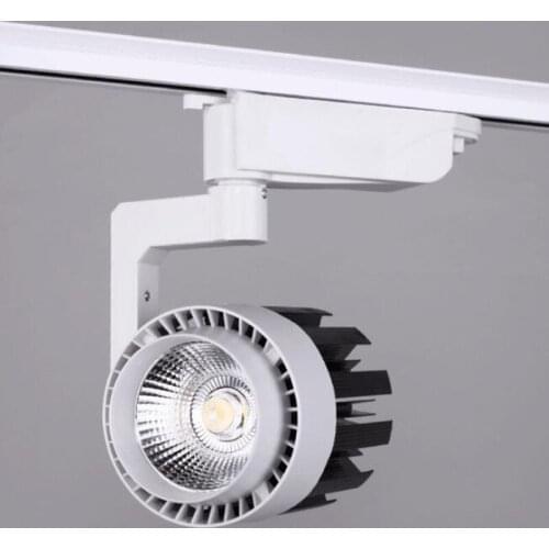 Factory Hot sale AC85~265V 30W COB LED track spotlight LED rail spot light lamp COB 30W LED track light