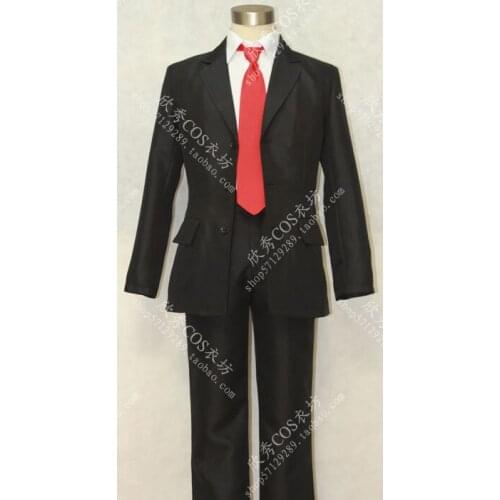 2016 Fairy Tail Leo Cosplay Costume Custom Made Coat+shirt+pants+necktie