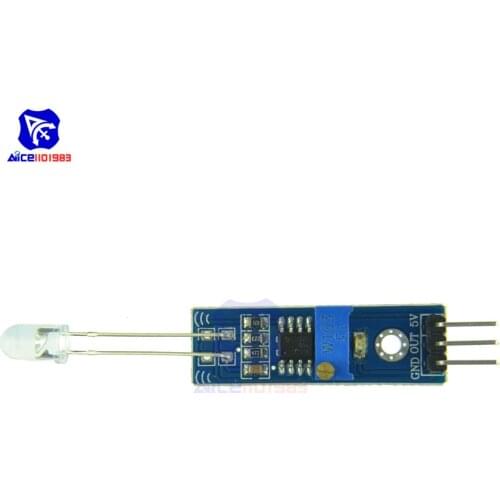 Diymore 3.3-5V Input LM393 Light Sensor Module for Arduino DO/AO Output Dupont Cables CF