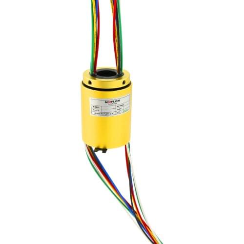 MOFLON slipring through bore slip ring with hole size12.7mm OD33mm 4X5A MT1233-S04