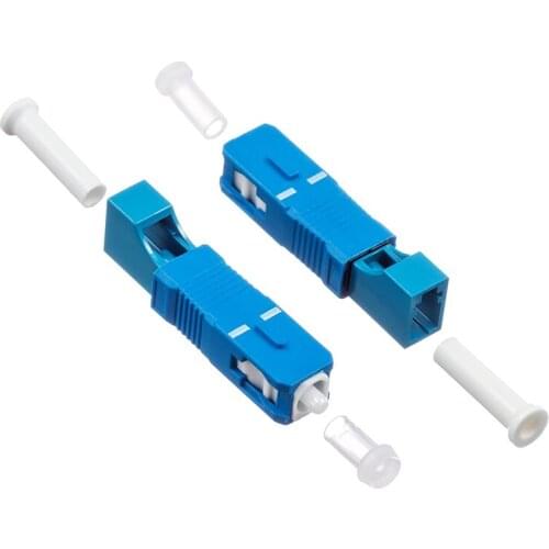 SC -LC Single-Mode Fiber Adapter Male and Female Flange Adapter SC Male To LC Female Fiber Optic Adaptor