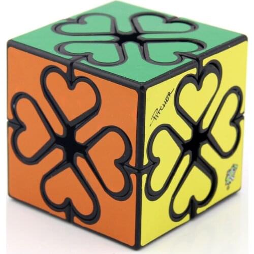 Original High Quality LanLan Inner Gear Heart Magic Cube Speed Puzzle Christmas Gift Ideas Kids Toys For Children